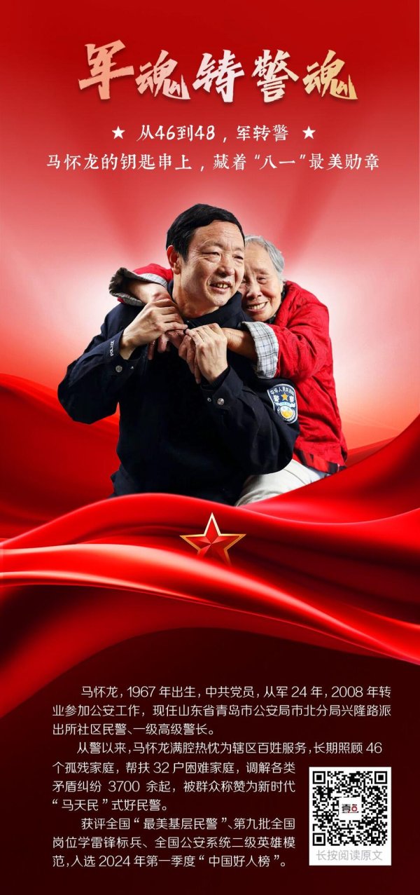 配资吧官网最新信息 壹点海报丨“大管家”马怀龙：48把钥匙，是他守护的民生